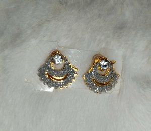 Sparkling Silver Earrings