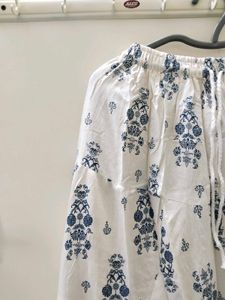 Tiered Floral Skirt