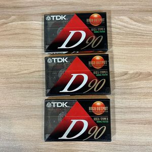 3 TDK D90 Audio Cassette Blank