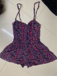 Purple Print JumpSuit