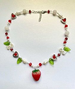 Strawberry Charm Necklace