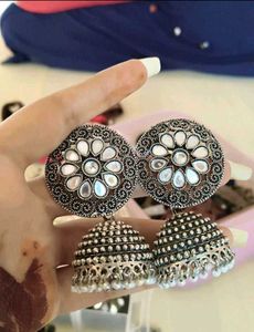 Mirror Jhumka Combo
