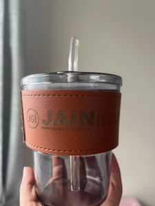 Glass Mug With Straw