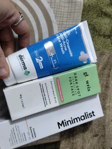 Combo Face Wash Moisturizer Sunscreen New Seal