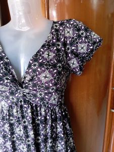 Patterned Mini Dress