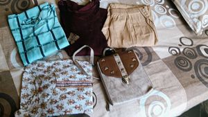 Combo 3 Kurti With One Sling Bag