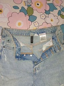 H&amp;M Light Wash Denim Shorts