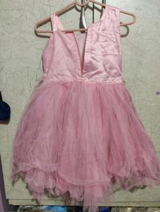 Pink Flower Girl Dress