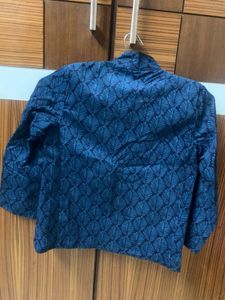 Blue Patterned Jacket