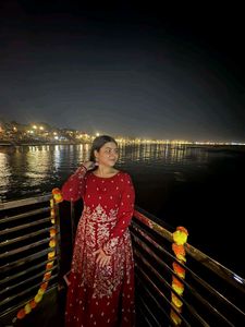 Elegant Red Ethnic Gown