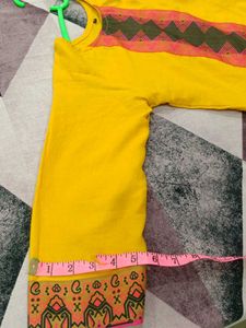 I Am Selling Mustard Yellow Kurta Set With Dupatta