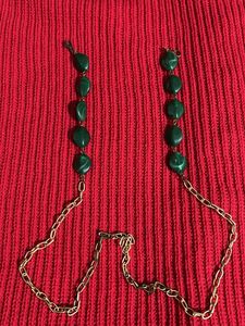 Green Stone Eyewear Chain