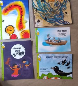 Set Of 5 Pratham Hindi Story Book's