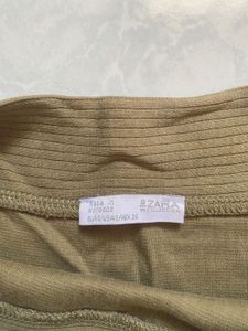 Olive Green Ribbed Top