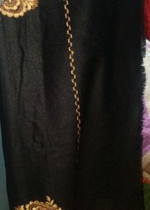 Embroidered Black stole