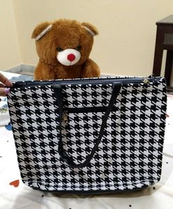 Black & White Handbag For Women
