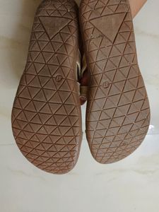 Gold Ethnic Sandals