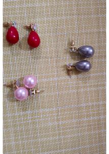 Pearl Drop Earring Set