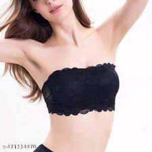 Floral Lace Net Brand Bra