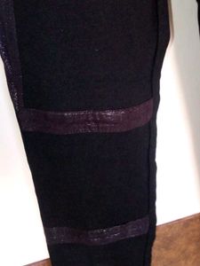 Black Shimmering Pant