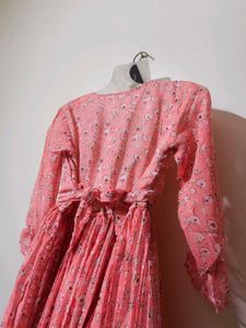 Floral Pink Maxi Dress