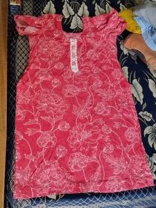 Floral Print Kurta