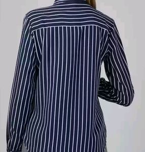 Stripped Shirt Style Top Sale Women No Flaws
