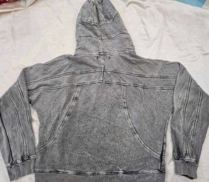 Acid Washed Baggy Smugglers Hooded Sweatshirt