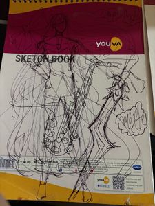 Used sketchbook for study , anatomy