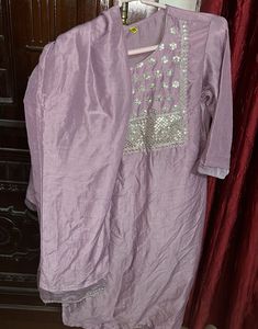 Lavender Kurti Set