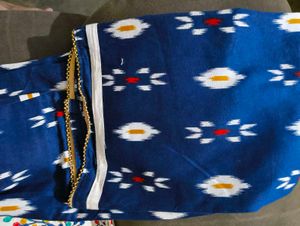 Blue Printed Kurta Set