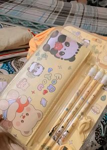 very cute panda stationary