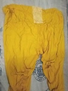 Golden Yellow Linen Shalwar Salwar