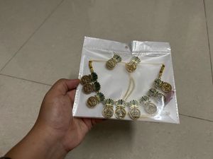 🆕 Green Jewellery Set