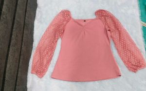 💥 Beautiful Lace PEACH Top💥