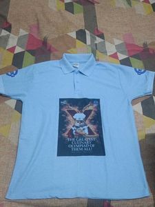 Blue Mens Casual T-shirt