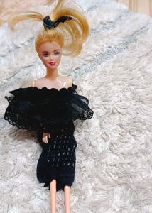 Barbie Doll in Black Dress