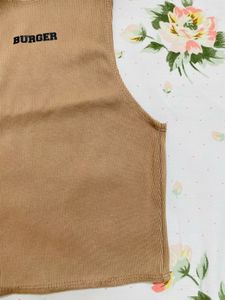Burger Bae Ribbed Tank Top