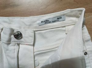Women&#39;s White Jean