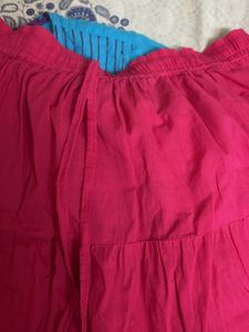 Short Kurti And Skirt Set