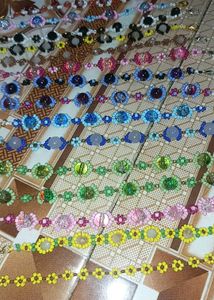 Handmade Beaded Flower Bracelets