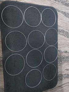 Silver Hoop Earrings Bundle