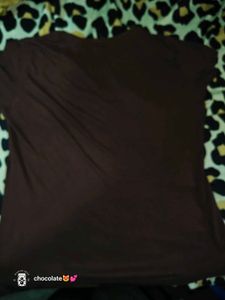 Brown tshirt for women🤎