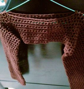Brown Bolero Shrug