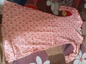 Pink Floral Print Top
