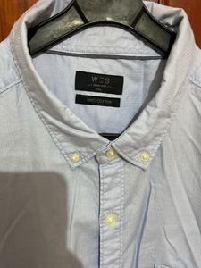 WES Casual Light Blue Shirt