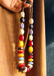 📿 Handcrafted Multicolor Beads Necklace🔥 Elegant
