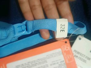 Sky Blue Cotton Bra