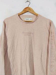 Light Peach Casual Sweatshirt (Men)