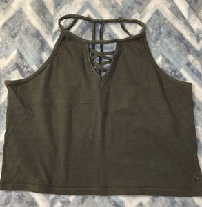 Olive Green Tank Top